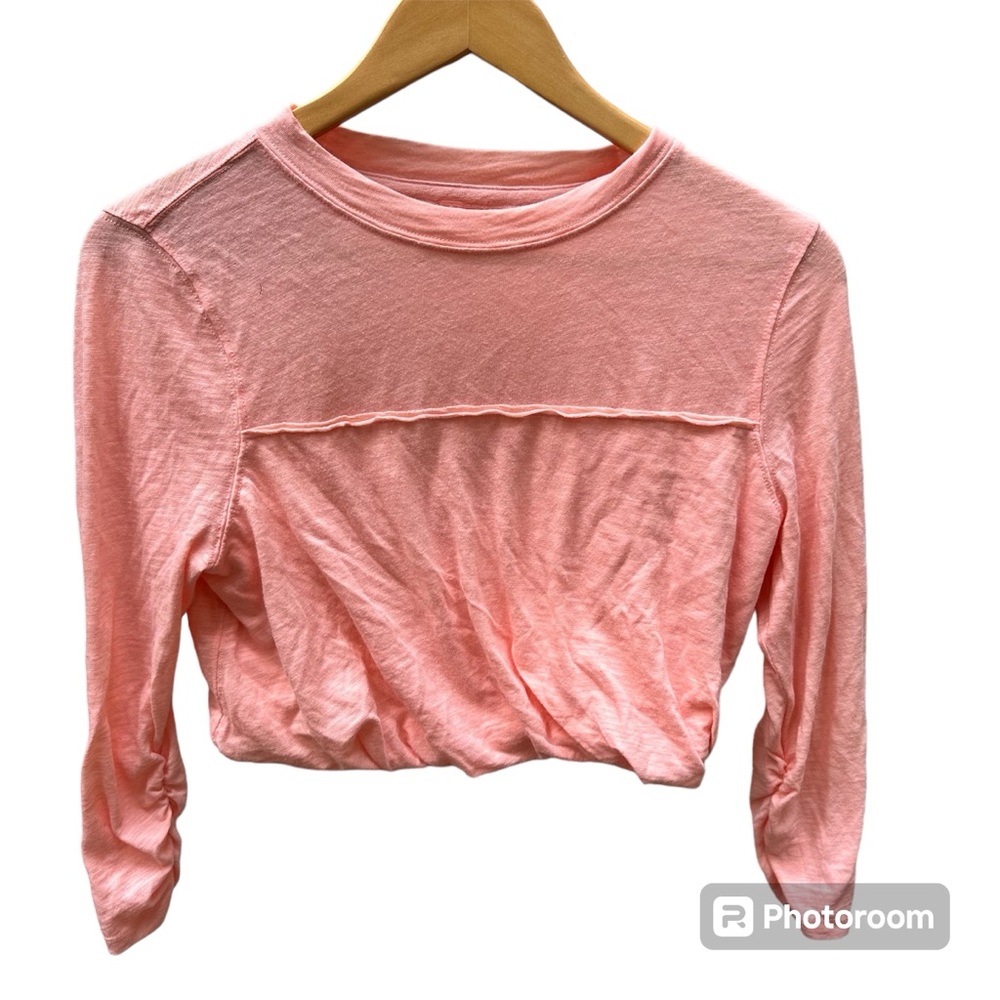 FP Free People Movement Coral/Pink Crop Top Size‎ Medium